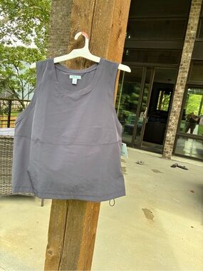 FLEX Women’s Bluish Charcoal Gray Sleeveless Tank Top